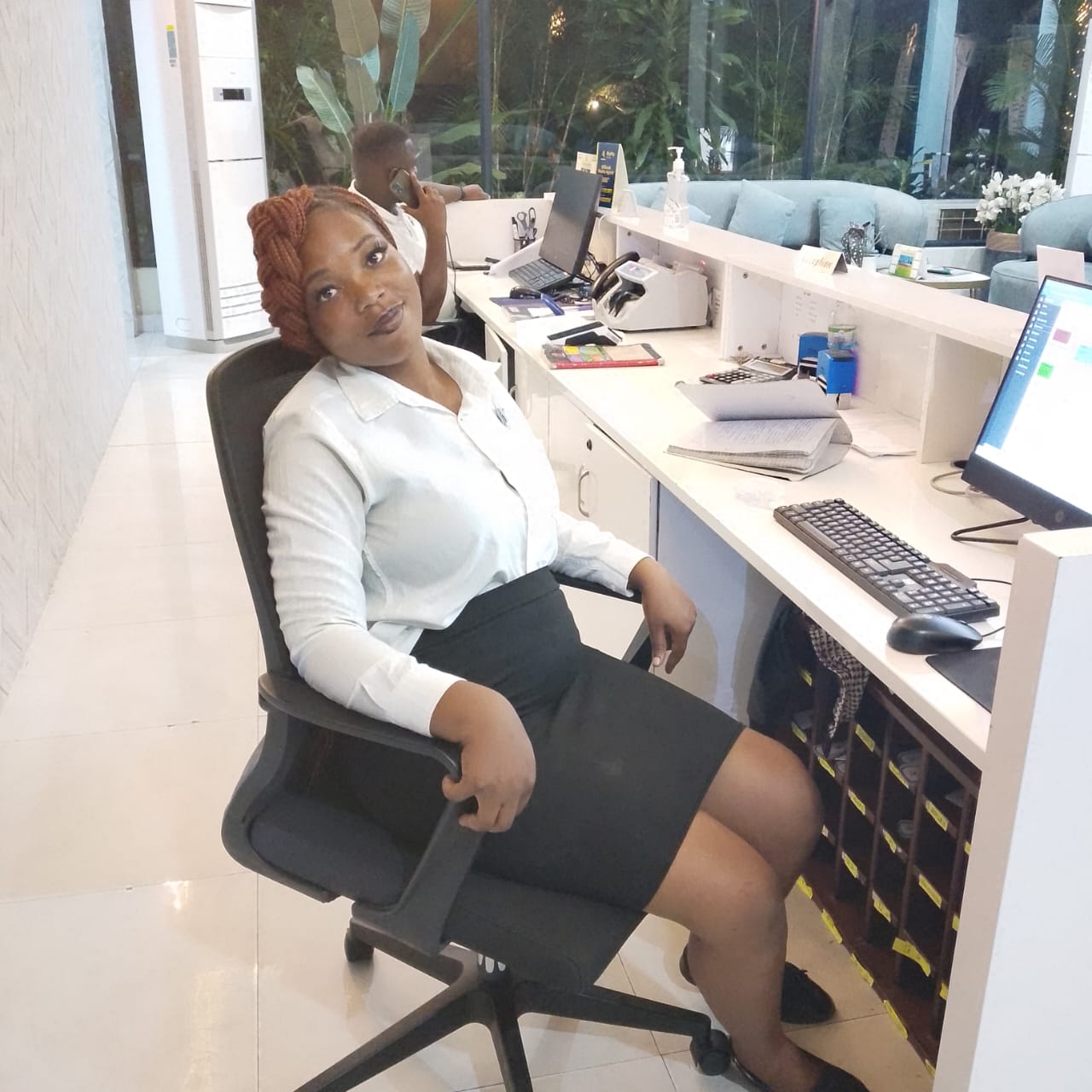 Students collaborating